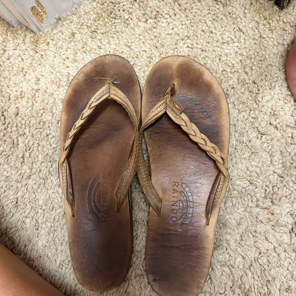 Rainbow flip flop